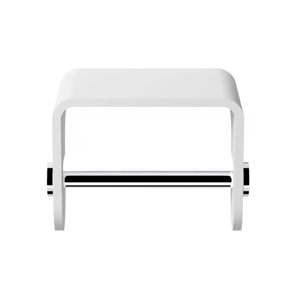 Roll Holder + Shelf Chrome