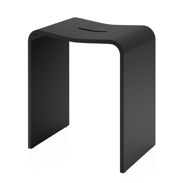 Stone Stool Black