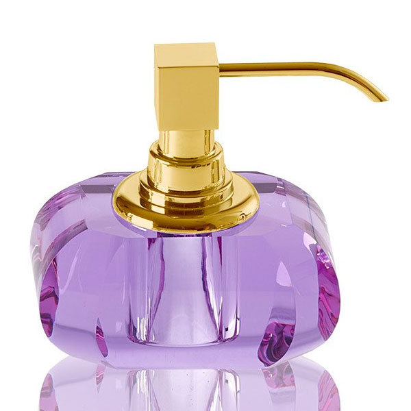Soap Dispenser Purple Gold