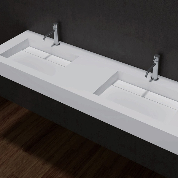 Facile 1500 Double Wall Hung Vanity Basin