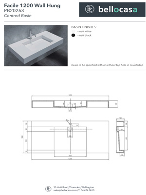 Facile Wall Hung And Offset Wall Hung Vanities Thumbnail 1