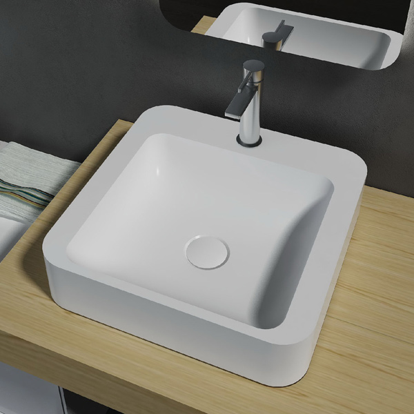 Plano Cubo 420 Basin Bowl On Top