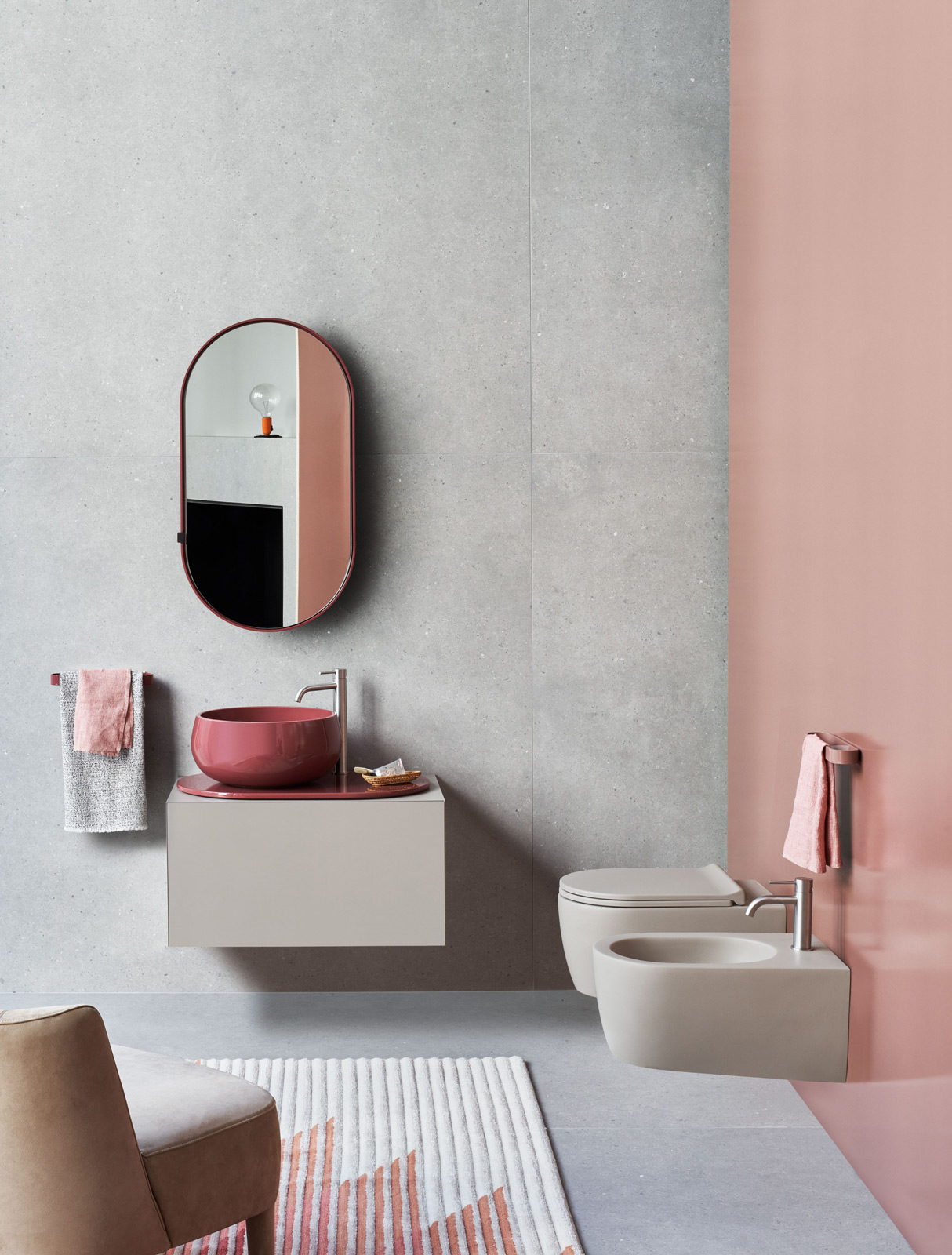 Delfo Cielo 750 Single Vanity Lacquered Drawer Wall Hung,jpg
