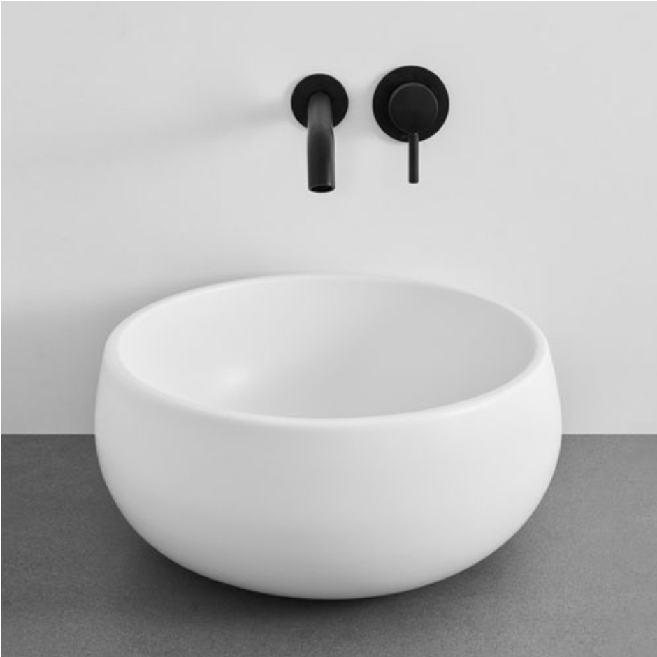 Delfo Cielo Vanity Bowl On Top Tino Matt White Talco