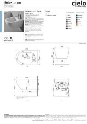 Enjoy Wall Hung Bidet