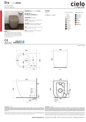 Era Back To Wall WC