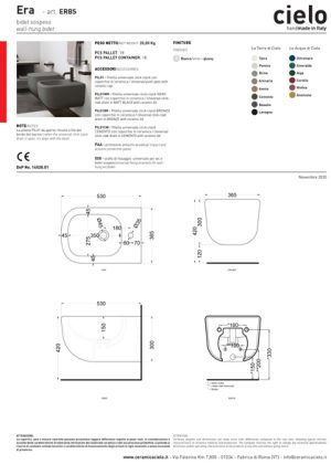 Era Wall Hung Bidet