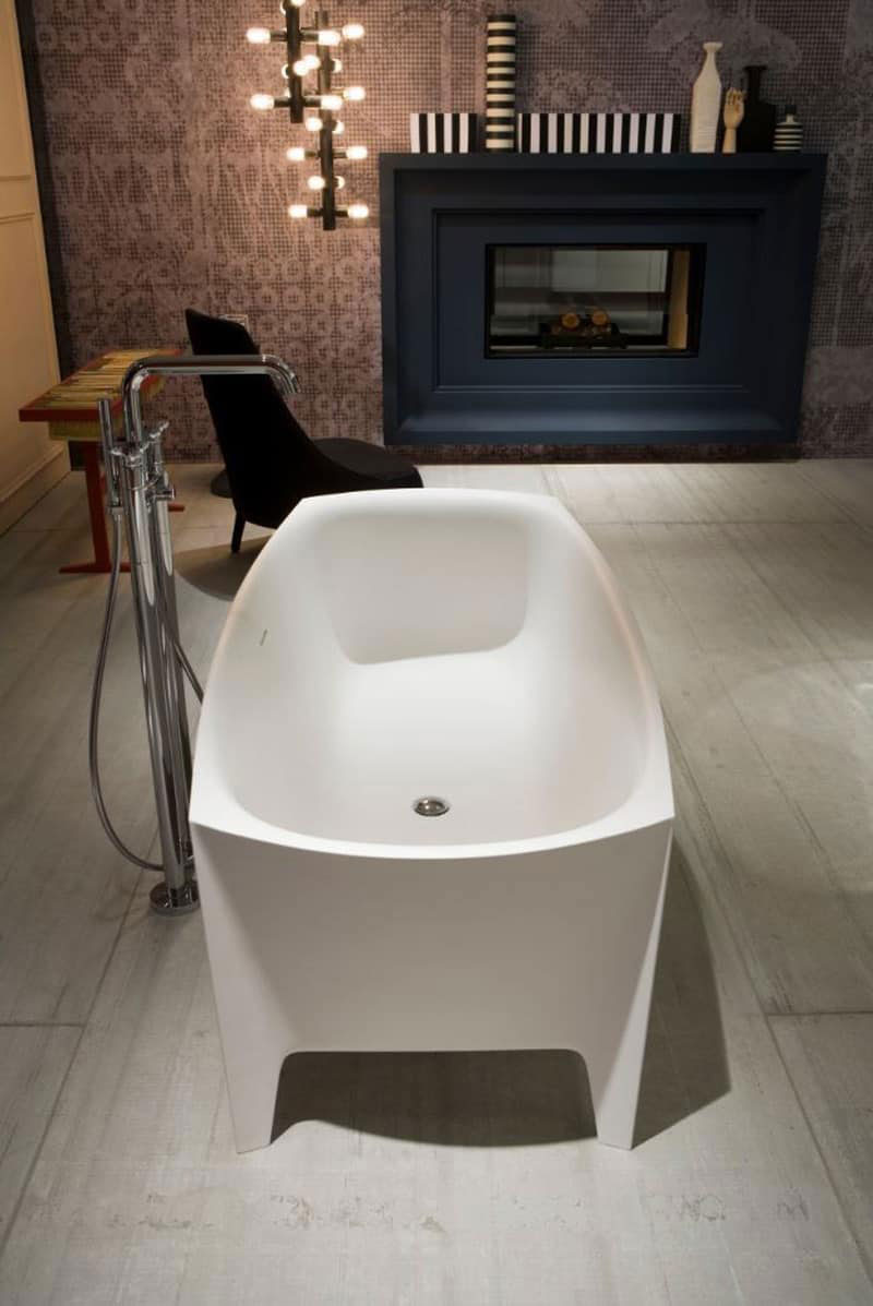 Lily Engineered Stone Freestanding Bath 03