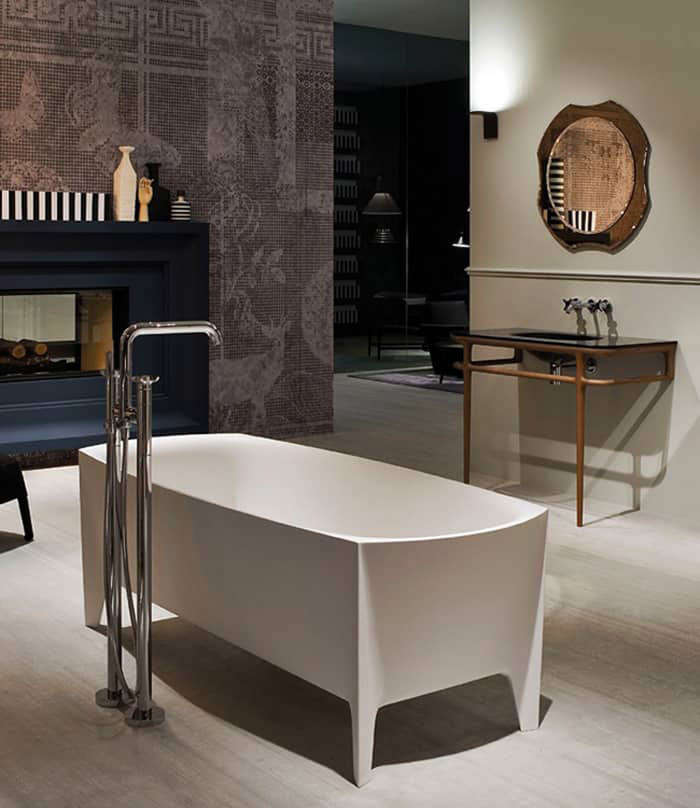 Lily Engineered Stone Freestanding Bath 05