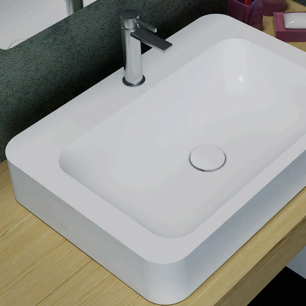 Plano Cubo 600 Basin Bowl On Top