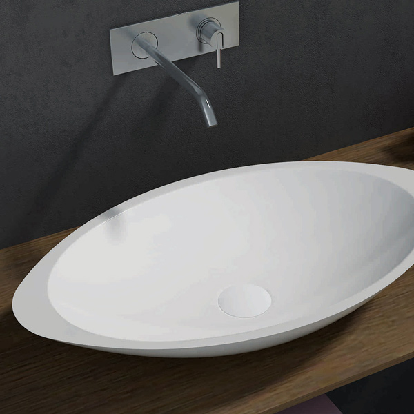 Plano Oval Basin Bowl On Top
