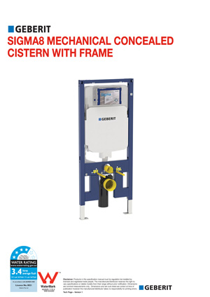 Sigma8 Concealed Cistern With Frame 