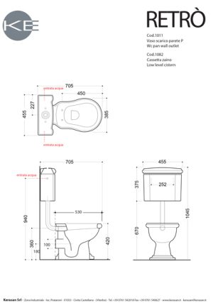 Retro Low Level Cistern WC
