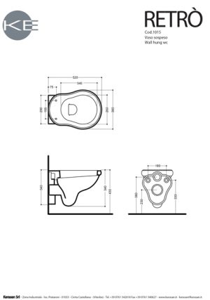 Retro Wall Hung WC