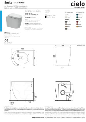 Smile Mini Back To Wall WC