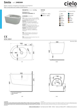 Smile Wall Hung Bidet