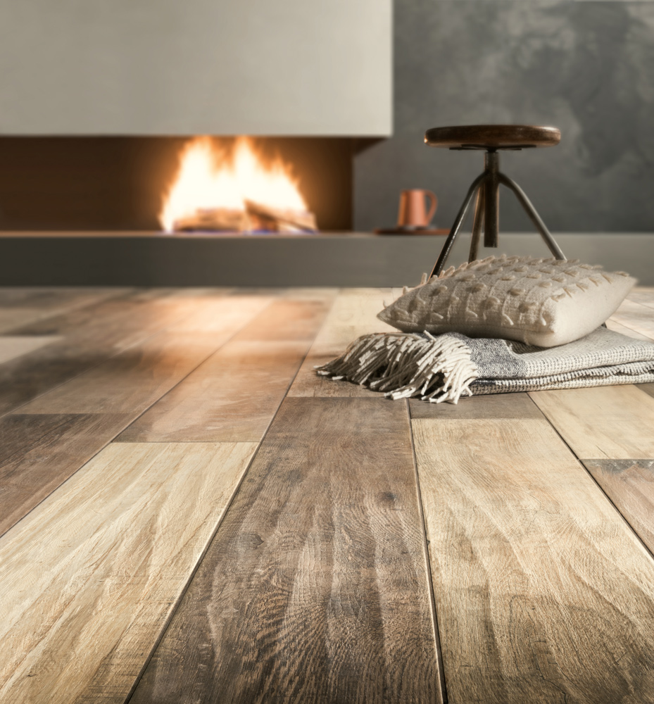 BluStyle Country Aspen Wood Look Tile Rustic Mixed Oak Floor Wall 03