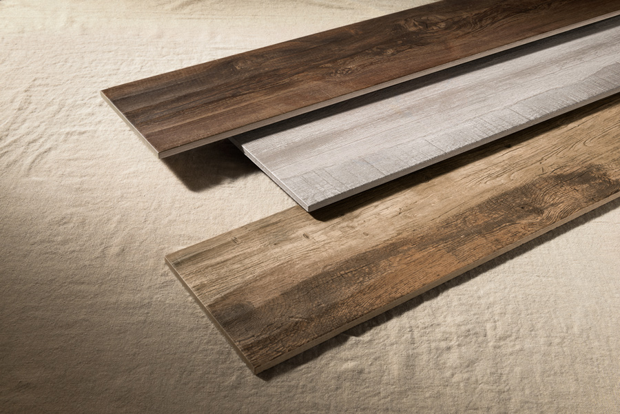 Blustyle Country Wood Look Tile Moodboard Oak Walnut Grey Washed Timber