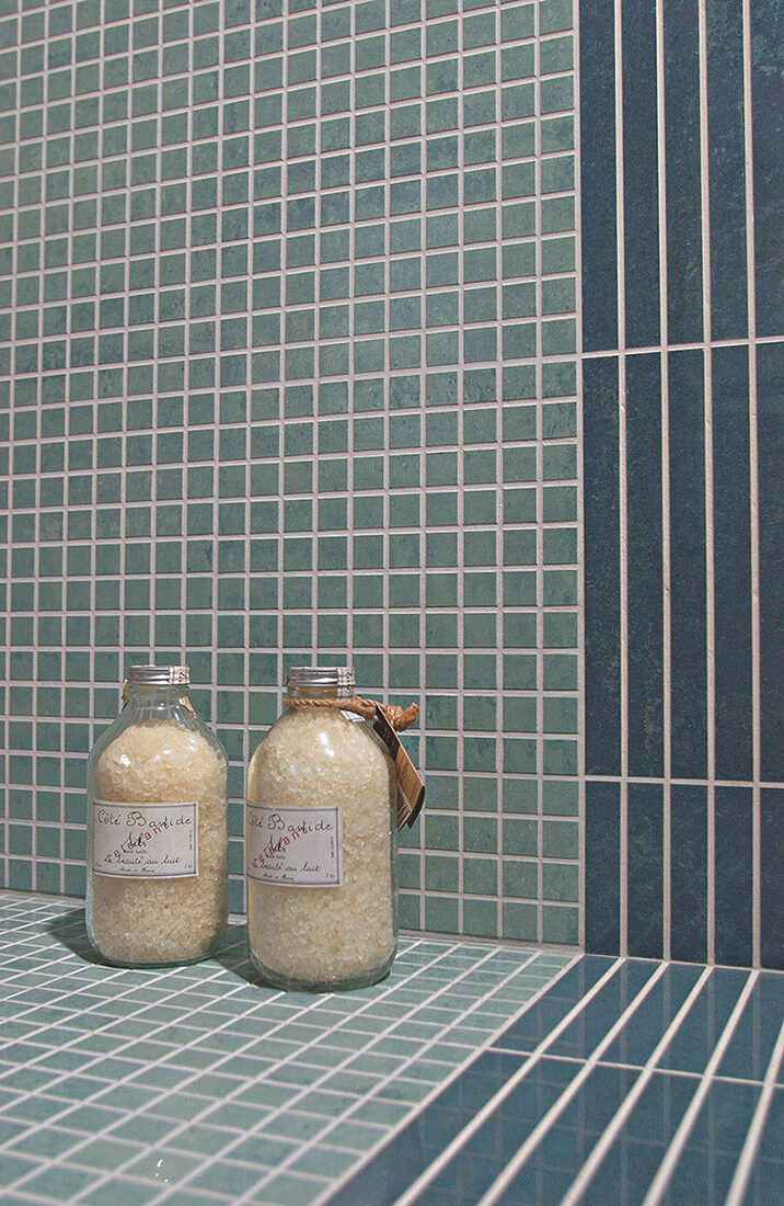Casalgrande Marte Azul Bahia Mosaico Azul Macauba Mosaico Poolarea Walls Floor Indoor Outdoor