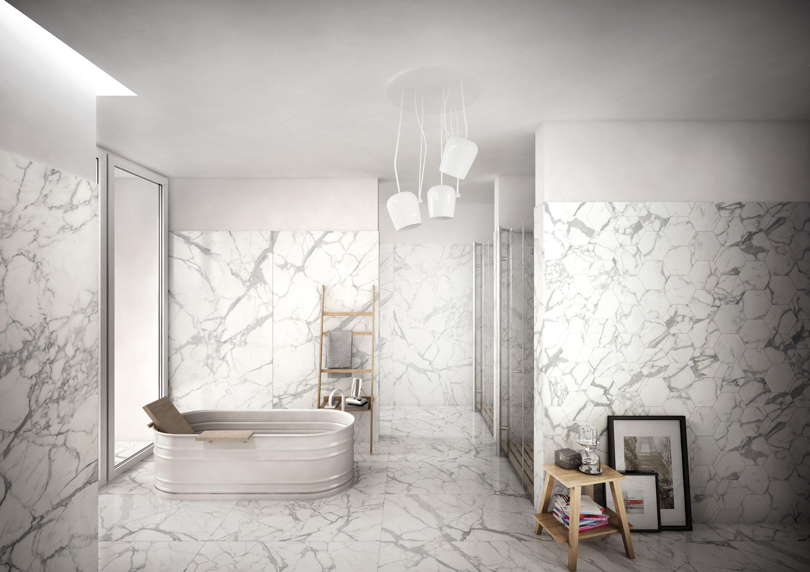 Elements Lux Calacatta Bagno Calacatta Bagno Bathroom Indoor