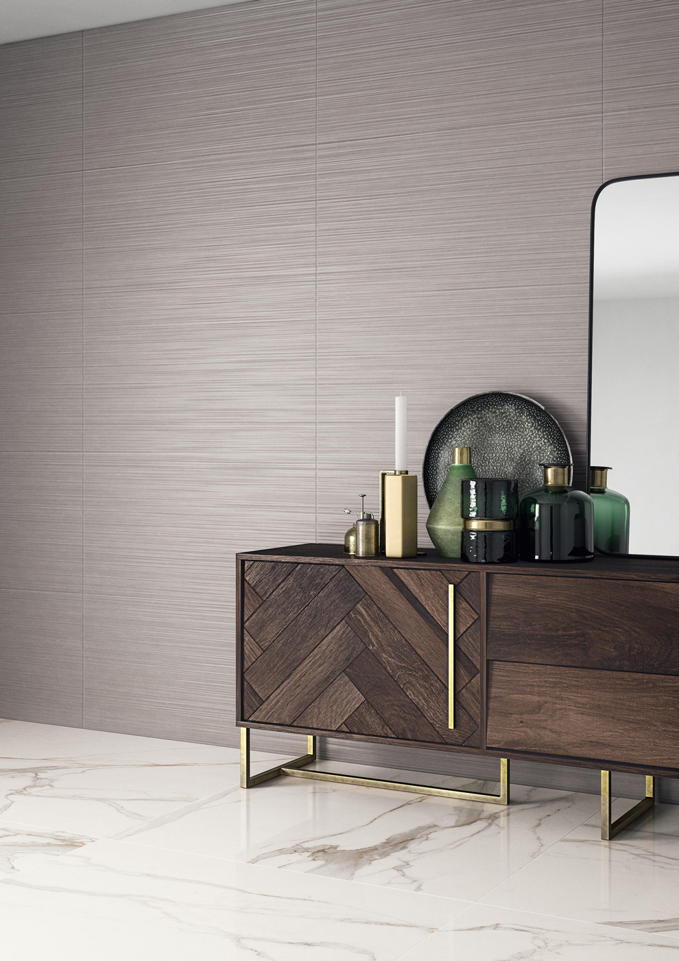 Elements Lux Calacatta Gold 1 Hallway Walls White Indoors