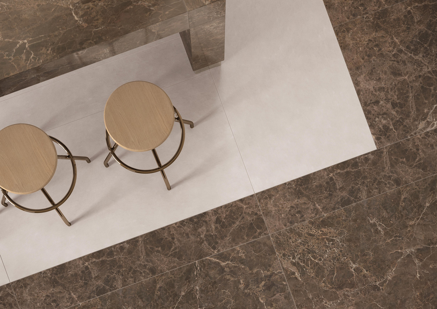 Elements Lux Emperador Cucina Zenitale A3 Orizz Kitchen Floor Bench Indoor
