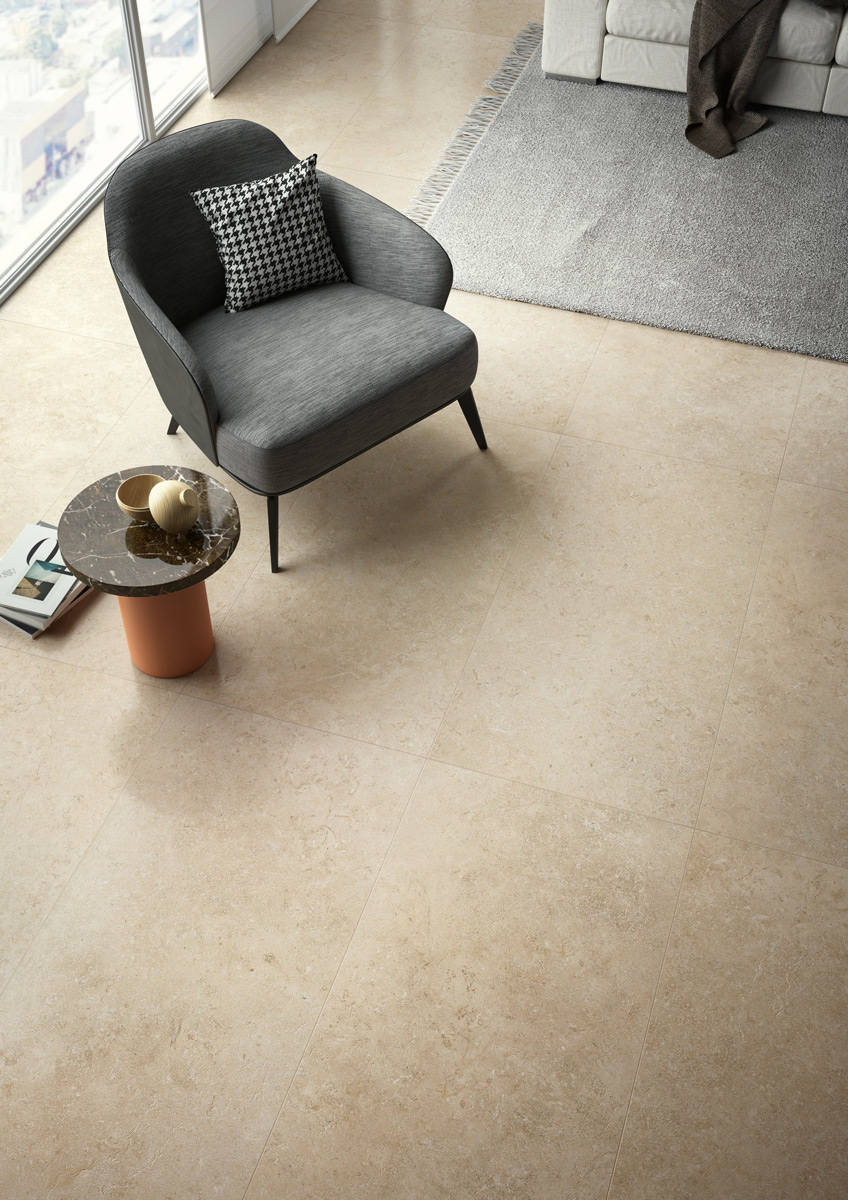 Cotto D'Este Secret Stone Precious Beige Livingroom Floor Indoor 02