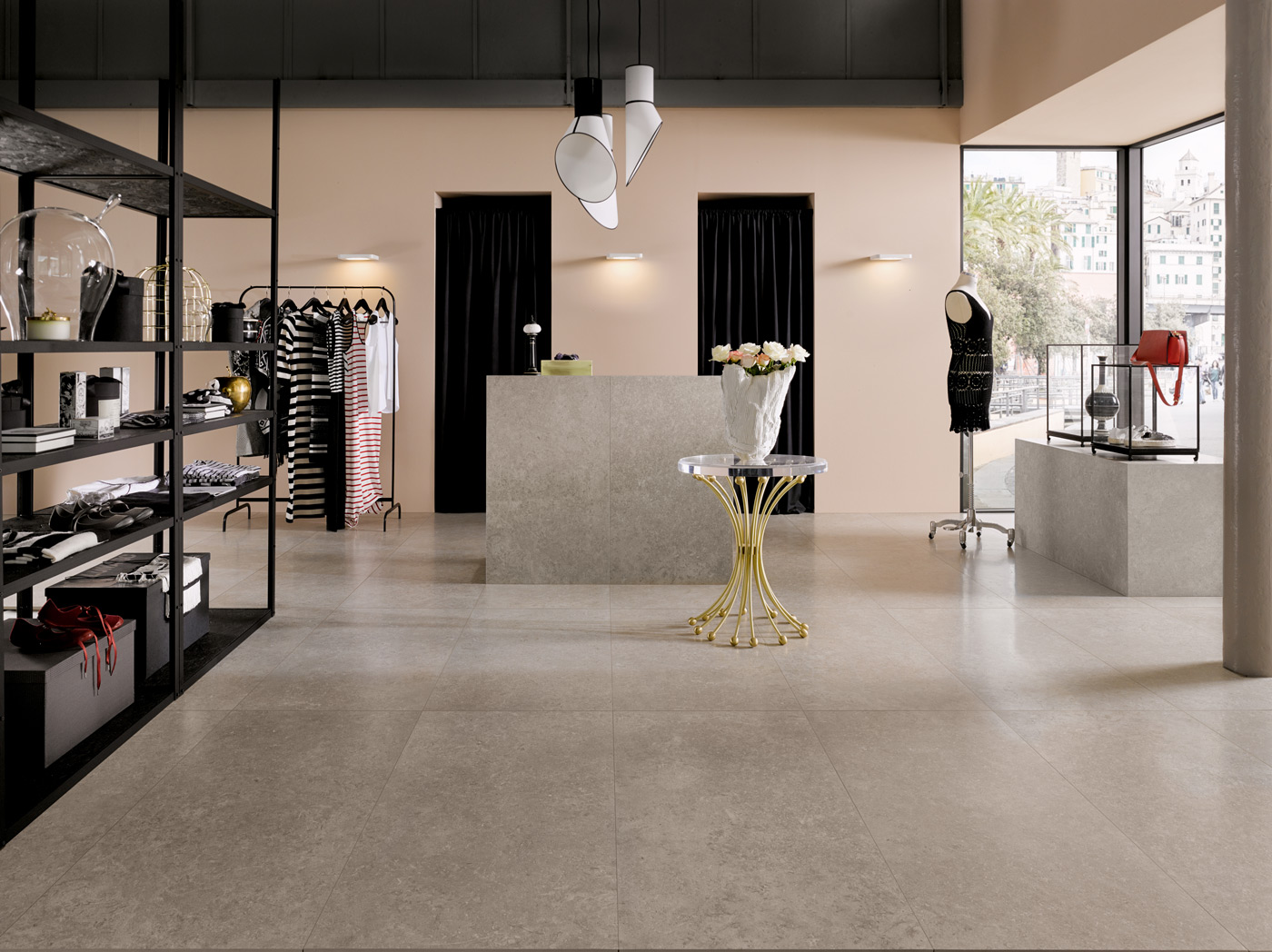 Cotto D'Este Secret Stone Shadow Grey Shop Floor