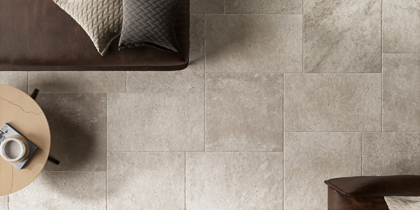 Edimax Senanque Argent Livingroom Grey Floor Indoor Walls