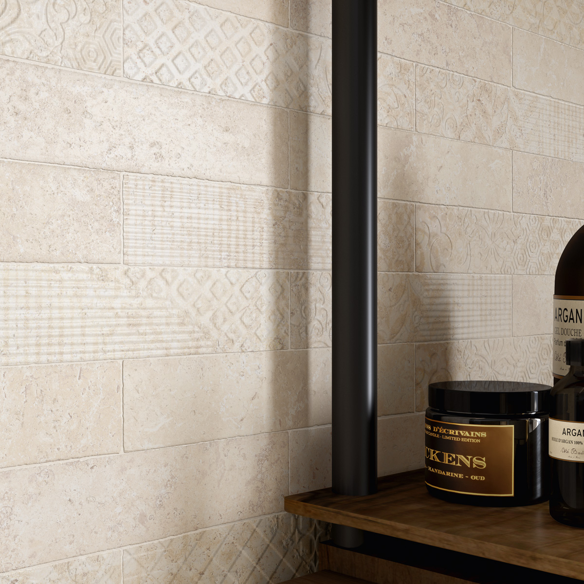 Edimax Senenque Clair Patterned Beauty Shop Walls Indoor