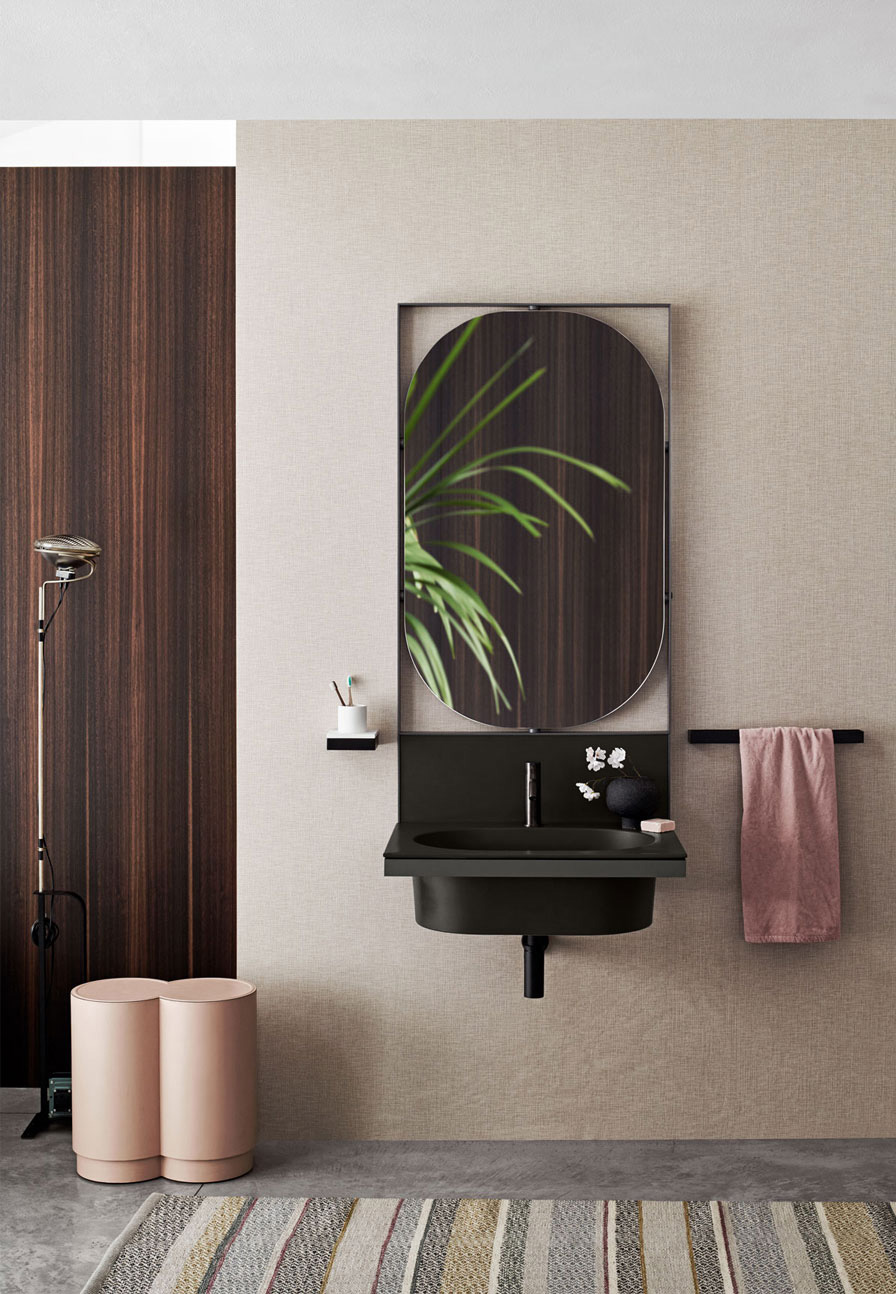 Elle Cielo Optimised Basin Bathroom Black Indoors