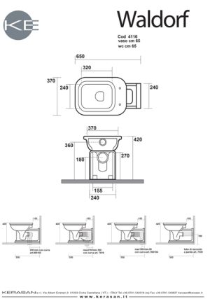 Waldorf In Wall WC Specs