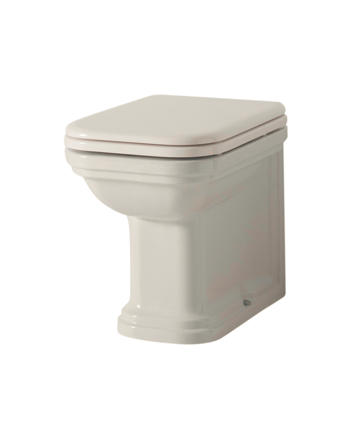 Waldorf Traditional Back To Wall Toilet Glossy White
