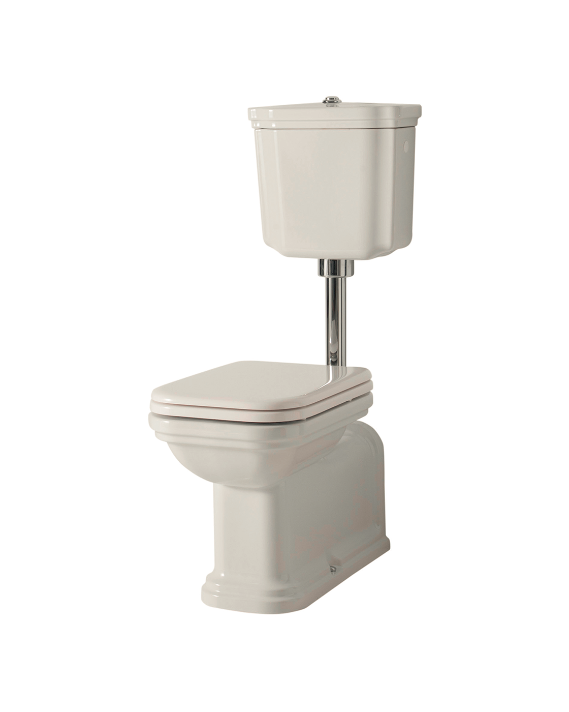 Waldorf Traditional Low Level Cistern Toilet WC Glossy White