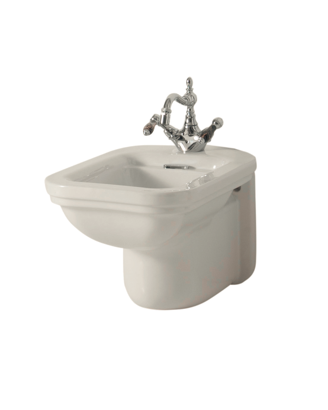 Waldorf Traditional Wall Hung Bidet Glossy White