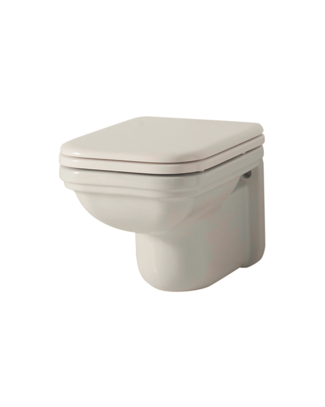 Waldorf Traditional Wall Hung Toilet Glossy White